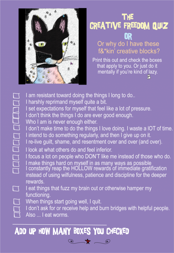 The Creative Liberation Quiz You Get To Check Boxes The Muse