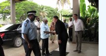 APCSS Dean welcomes the Vanuatu Prime Minister