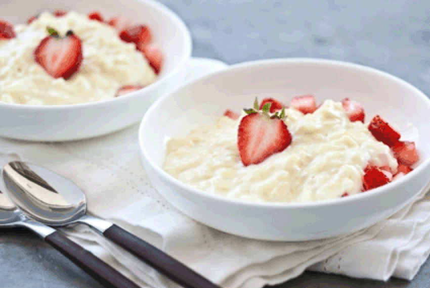 Sweet Strawberry Risotto