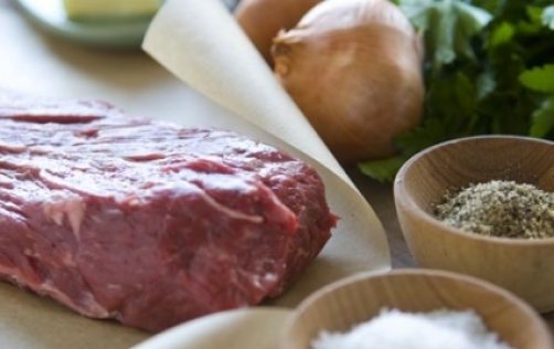 Steak with Red Wine-Herb Sauce