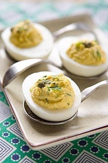 Mediterranean Deviled Eggs