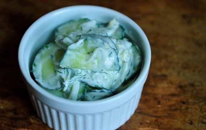 Creamy Cucumber Side