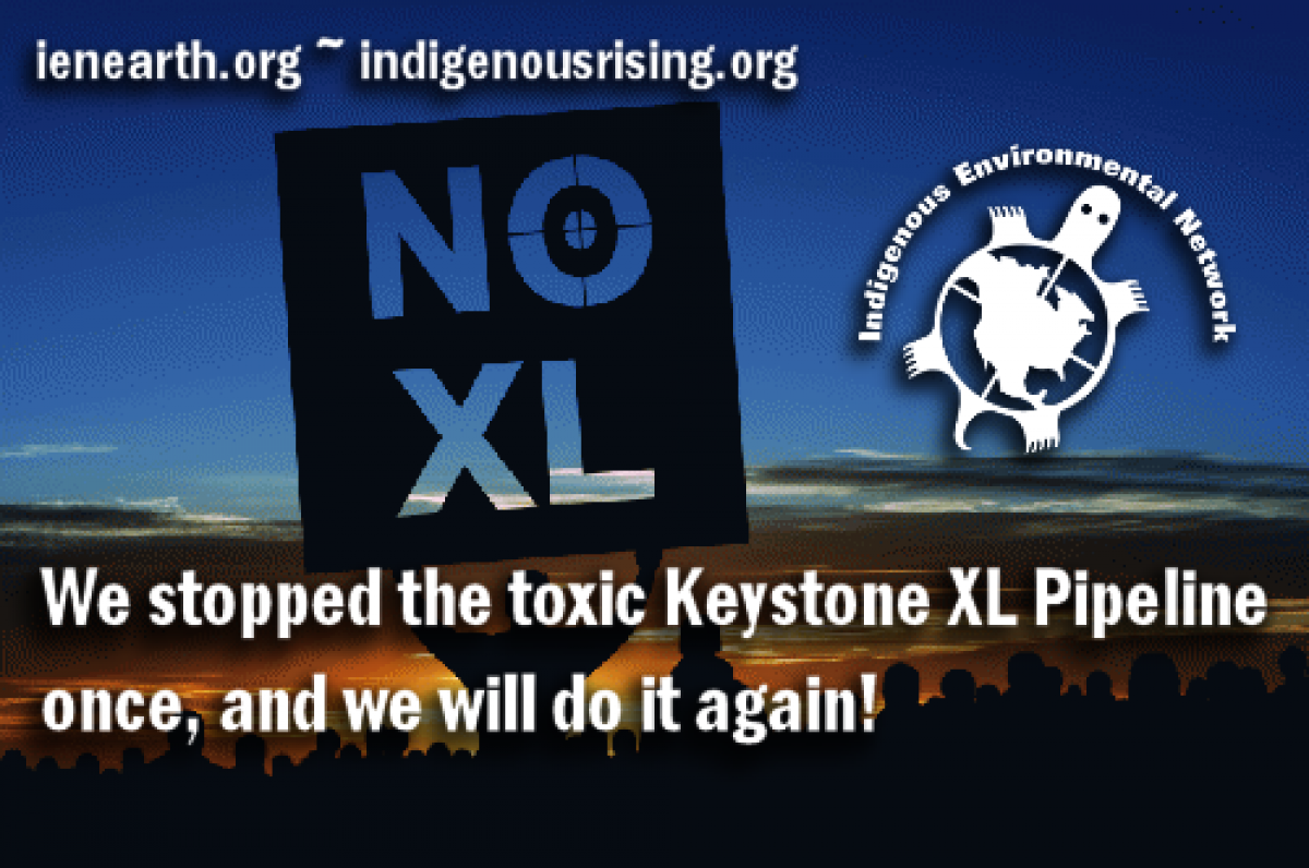 No KXL - We did it once and we'll do it again! #keepitintheground
