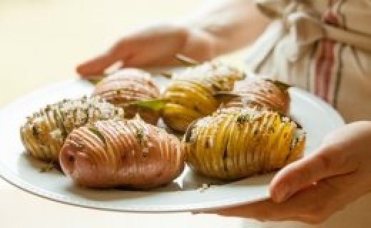 Herbed Accordion Potatoes