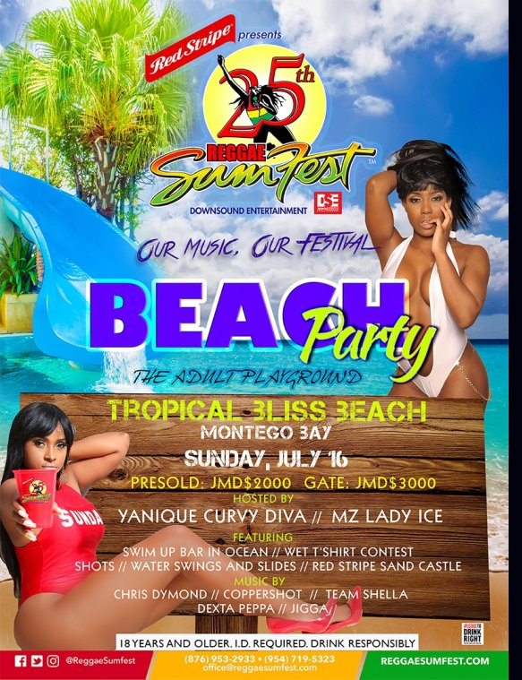 Beach Party Reggae Sumfest