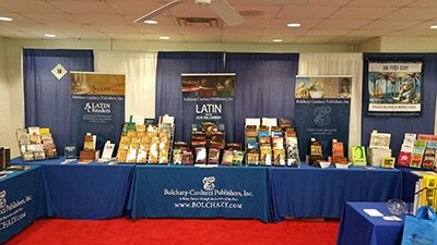 B-C book display at 2017 Medieval Congress Kalamazoo Michigan