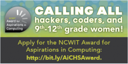 HS NCWIT Award Link