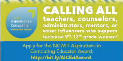 NCWIT educator link