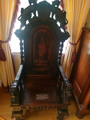 photo of McGuffey chair located in the McGuffey home/museum