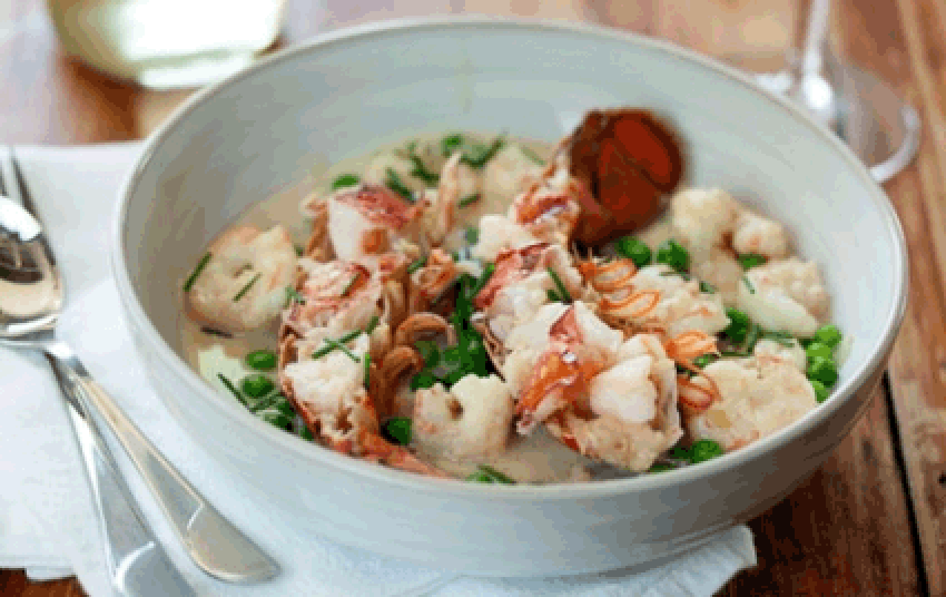 Pan-Roasted Shrimp and Lobster Stew