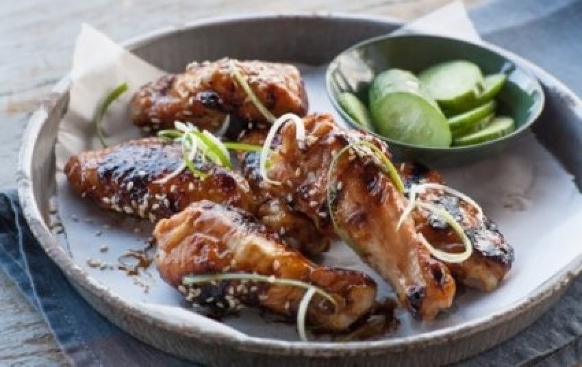 Asian-Style Chicken Wings with Hoisin and Lime