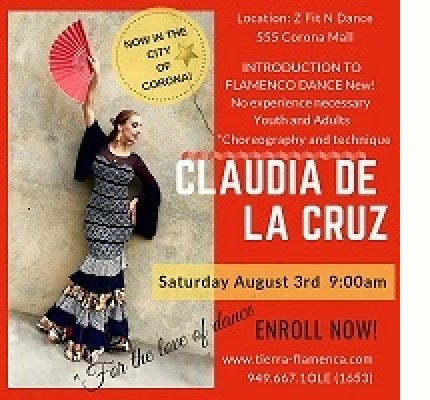 Claudia de la Cruz Flamenco Classes in Corona, California