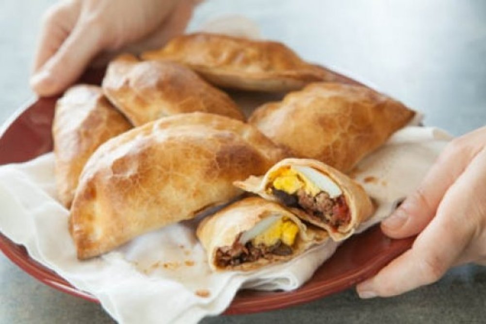Olive, Egg and Beef Empanadas