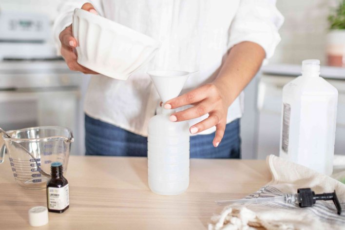 Hand Sanitizer Funnel