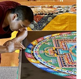 Mandala Sand Painting Closing Ceremony Drepung Loseling