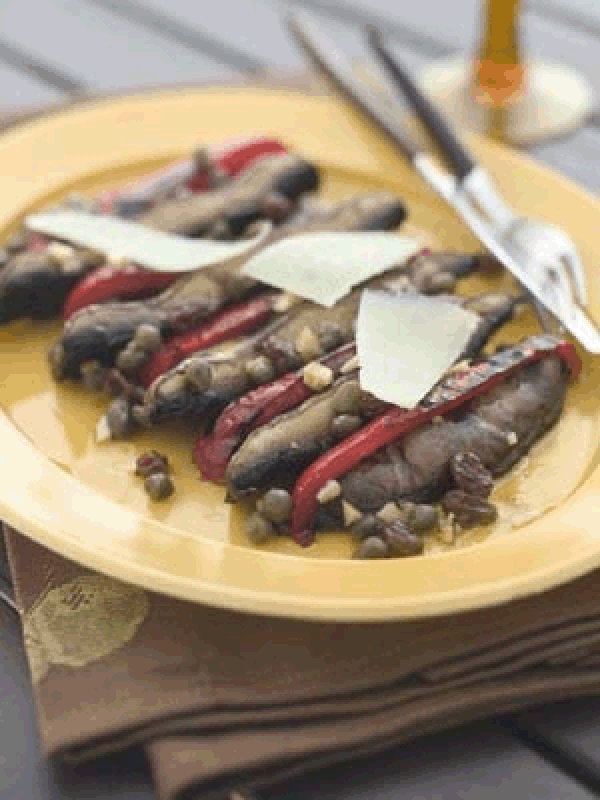 Spanish-Style Grilled Portobello Mushrooms and Peppers