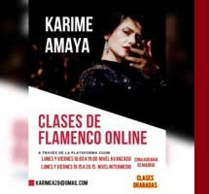 Karime Amaya Flamenco Clases Online 2020