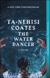 The Water Dancer: A Novel By Ta-Nehisi Coates