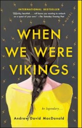 When We Were Vikings By Andrew David MacDonald