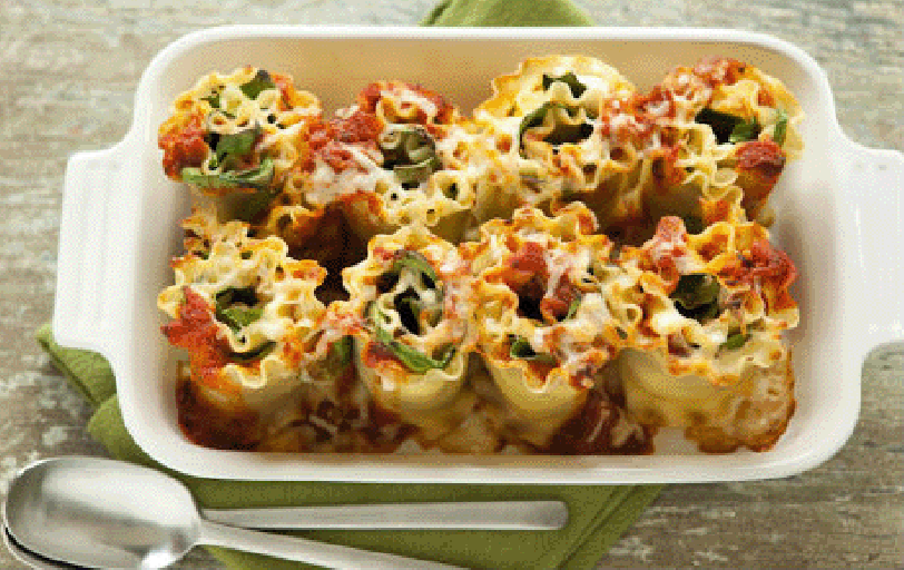 cheesy lasagna rolls.gif