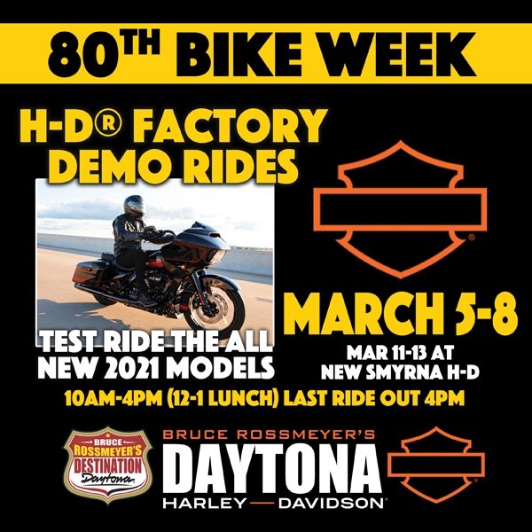 Daytona Bike Week 2021 Starts Now!!! :: Teddy Morse's Daytona Harley ...