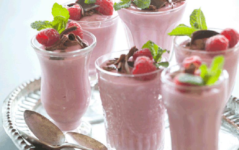 raspberry-mousse