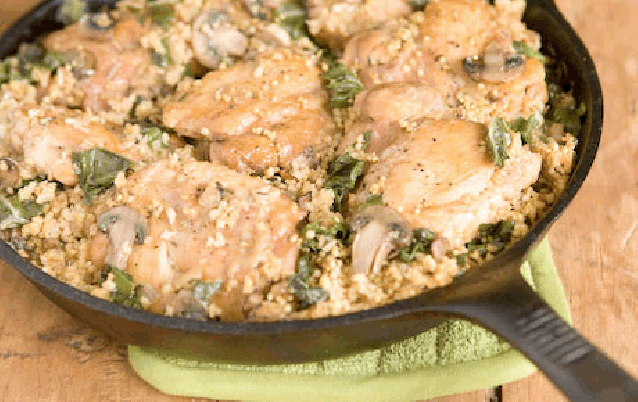 Chicken Millet and Mushroom