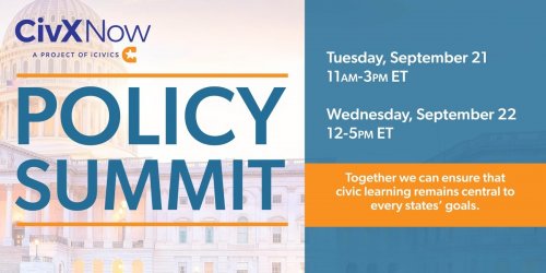 CivXNow Policy Summit Homepage