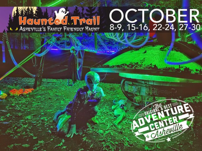 Asheville Haunted Trail at the Adventure Center of Asheville