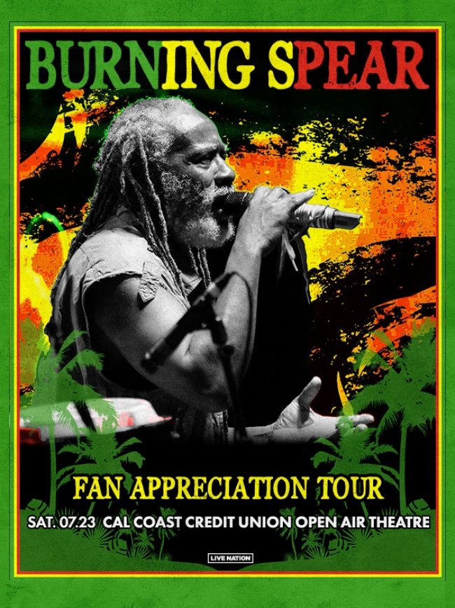 Sat • Jul 23 Burning Spear Fan Appreciation Tour 2022 San Diego
