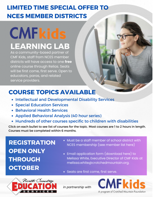 CMF courses flier