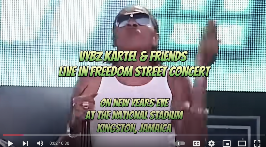 Vybz Kartel - Gaza Nation 30 Horizontal - Freedom Street