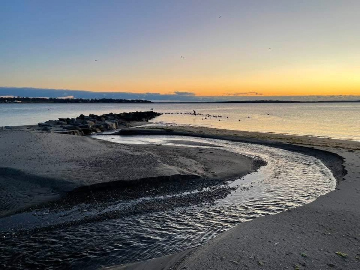 Narraganset Bay at Sunrise