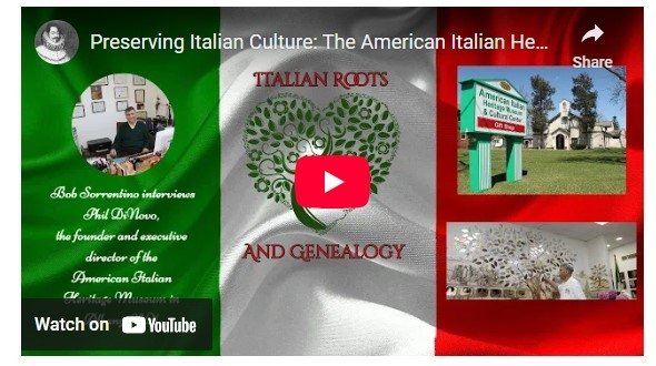 Italian Roots and Genealogy show