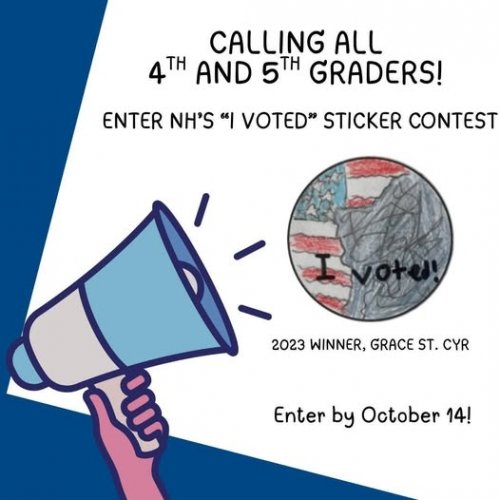 logo for SOS voting sticker contest