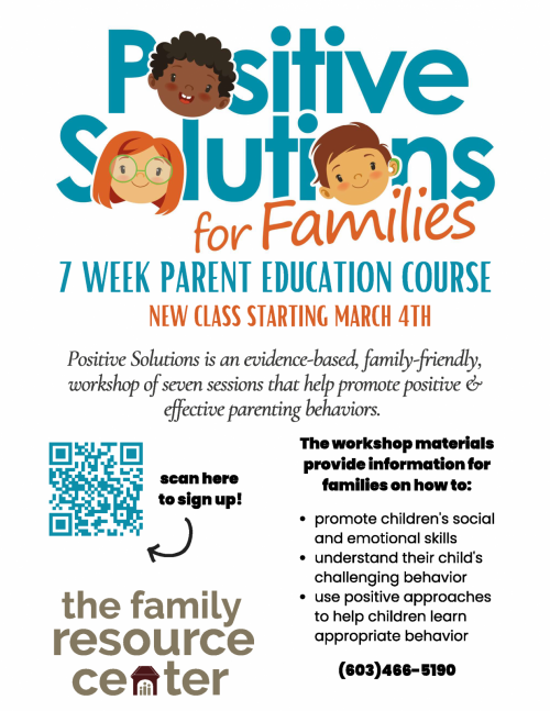 Parenting series flyer