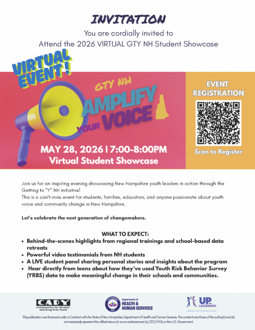 GTY NH student showcase flyer